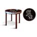 Fan Creations End Table Wood in Black/Blue/Brown | 17 H x 24 W x 27.5 D in | Wayfair M1092-White Sox