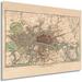 HISTORIC PRINTS HISTORIX Vintage 1815 London England Map Poster - 24X36 Inch Vintage Map Of London Wall Art - Historic London Wall Decor | Wayfair