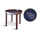 Fan Creations End Table Wood in Blue/Brown/Gray | 17 H x 24 W x 27.5 D in | Wayfair N1092-TEN