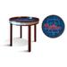 Fan Creations End Table Wood in Black/Blue/Brown | 17 H x 24 W x 27.5 D in | Wayfair M1092-Phillies