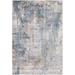 Blue/Gray 60 x 0.2756 in Area Rug - 17 Stories Addisyn Abstract Gray/Denim Area Rug Polyester | 60 W x 0.2756 D in | Wayfair