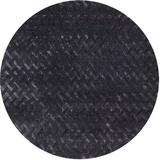 Black 60 x 0.35 in Indoor Area Rug - Corrigan Studio® Levent Geometric Area Rug Polyester/Wool | 60 W x 0.35 D in | Wayfair