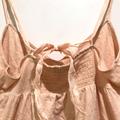 American Eagle Outfitters Tops | Nwot Aeo Blush Pink Babydoll W/ Ribbon Tie | Color: Pink | Size: Xl