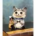 Trinx Furrybones Bandit The Voodoo Stitched Raccoon Skeleton w/ Sidekick Doll Figurine 3" Tall Furry Bones Night Thief Rodent Sculpture Skull Skelet Resin | Wayfair