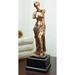 Astoria Grand Greek Goddess Venus De Milo Statue On Pedestal Base Aphrodite Of Milos | 12 H x 3.75 W x 3.75 D in | Wayfair