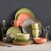 Millwood Pines Neal 16 Piece Dinnerware Set, Service for 4 Ceramic/Earthenware/Stoneware in Green | Wayfair 76B76BBBA8254D77B535D61A97054282