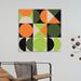 George Oliver 'Tic-Toc I' - Wrapped Canvas Graphic Art Print Canvas in Black/Green/Yellow | 12 H x 12 W x 0.75 D in | Wayfair
