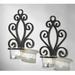 Winston Porter 2 Piece 2.36" Iron Wall Sconce Set Iron in Gray | 2.36 H x 4.53 W x 3.94 D in | Wayfair F3DCE7696AF641A4B887F12DB65E8AE7