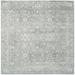 White 79 x 0.43 in Area Rug - Ophelia & Co. Paschke Oriental Silver/Ivory Area Rug Polypropylene | 79 W x 0.43 D in | Wayfair