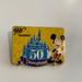 Disney Other | 3/$20 Disneyland 50 Years Mickey Mouse Pin | Color: Blue/Gold | Size: Os