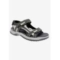 Men's Warren Sandals by Drew in Black Grey Combo (Size 9 D)