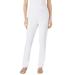 Plus Size Women's Elastic-Waist Soft Knit Pant by Woman Within in White (Size 40 WP)
