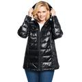 Plus Size Women's Packable Puffer Jacket by Woman Within in Black (Size 4X)