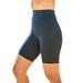 Plus Size Women's Tummy Control Swim Short by Swim 365 in Navy (Size 18) Swimsuit Bottoms
