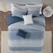 100% Cotton Clipped 5pcs Comforter Set - Olliix UH10-2348