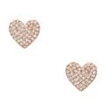 Kate Spade Jewelry | Kate Spade Yours Truly Crystal Heart Earrings | Color: Pink | Size: Os