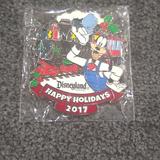 Disney Other | Disneyland Holiday Pin 2017 | Color: Blue/Red | Size: Os