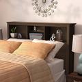 Charlton Home® Devonport Bookcase Headboard Wood in Brown | 11 D in | Wayfair C370ABC36F20448F9E2A3130EACC6AFD