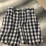 J. Crew Bottoms | 2t J Crew Cuts Navy White Plaid Shorts | Color: Blue/White | Size: 2tb