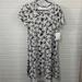 Lularoe Dresses | Lularoe Nwt High Low Carly Dress - Size Small | Color: Black/White | Size: S