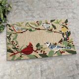 Bird Border Rectangle Mat Multi Bright, 48 x 30, Multi Bright