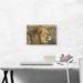 ARTCANVAS Lion in Savanah Home Decor - Wrapped Canvas Photograph Print Canvas, Wood in Brown | 12 H x 18 W x 0.75 D in | Wayfair OPEPHO234-1S-18x12