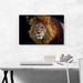 ARTCANVAS Lion Home Decor - Wrapped Canvas Photograph Print Canvas, Wood in Black/Brown/White | 18 H x 26 W x 3 D in | Wayfair OPEPHO233-1L-26x18