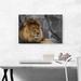 ARTCANVAS Lion Resting under the Tree - Wrapped Canvas Photograph Print Canvas, Wood in Brown/Gray | 18 H x 26 W x 1.5 D in | Wayfair