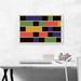 ARTCANVAS Mid-Century Modern Missing in Sequence - Wrapped Canvas Graphic Art Print Canvas, in Black/Blue/Green | 18 H x 26 W x 0.75 D in | Wayfair