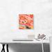 ARTCANVAS Pink Peach Yellow Modern - Wrapped Canvas Painting Print Canvas, Wood in Orange/Pink/Yellow | 12 H x 12 W x 1.5 D in | Wayfair