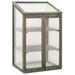 Arlmont & Co. Greenhouse Outdoor Grow House Green House for Plant Growing Fir /Polycarbonate Panels in Gray | 39.37 H x 23.62 W x 23.6 D in | Wayfair