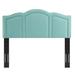 Rosdorf Park Cecilia Performance Velvet Headboard Upholstered/Velvet in Green | 45.5 H x 78.5 W x 3 D in | Wayfair 085C949539DF4036A9219BD43D1328F2