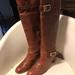 Coach Shoes | Coach Leather Knee Boots Size 8.5 | Color: Brown | Size: 8.5