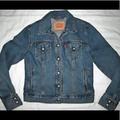 Levi's Jackets & Coats | Levis Blue Snap Button Trucker Denim Jean Jacket | Color: Blue | Size: S