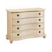White Washed Bow Front Chest - Furniture Classics 20-209