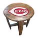 Imperial Cincinnati Reds Oak Barrel Table