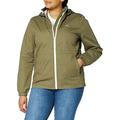 Tommy Jeans Women's TJW Hooded Windbreaker Jacket, Green (Olive Tree Msq), 10 (Size:M)