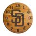 Imperial San Diego Padres Oak Barrel Clock