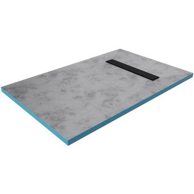 Marwell Duschelement 80 x 120 x 4 cm - befliesbare Duschwanne - befliesbare Duschtasse - befliesbar Image