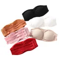 Soutien-gorge tubulaire Invisible sans bretelles pour femmes Lingerie Push Up sous-vêtements sans