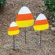 Set of 3 Candy Corn Garden Stake - CTW Home Collection 370333