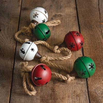 Holiday Bells and Jute Garland - CTW Home Collection 770393