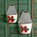 Set of Two Holiday Bow Caddies - CTW Home Collection 530289