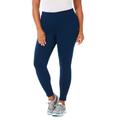Plus Size Women's Knit Legging by Catherines in Navy (Size 3X)