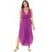 Plus Size Women's Tenley Surplice Cover Up Maxi Dress by Swimsuits For All in Spice (Size 6/8)