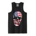 Men's Big & Tall Americana Tank by Liberty Blues® in Skull (Size 5XL)