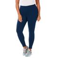 Plus Size Women's Knit Legging by Catherines in Navy (Size 1X)