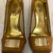 Michael Kors Shoes | Michael Kors Leather High Heels | Color: Tan | Size: 7.5