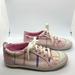 Coach Shoes | Coach Barrett Pink Plaid Sneakers 6b | Color: Blue/Green/Pink | Size: 6b