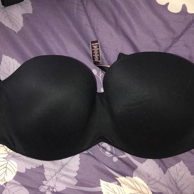 Victoria's Secret Intimates & Sleepwear | Black Strapless Victoria Secret Bra | Color: Black | Size: 34e (Dd)